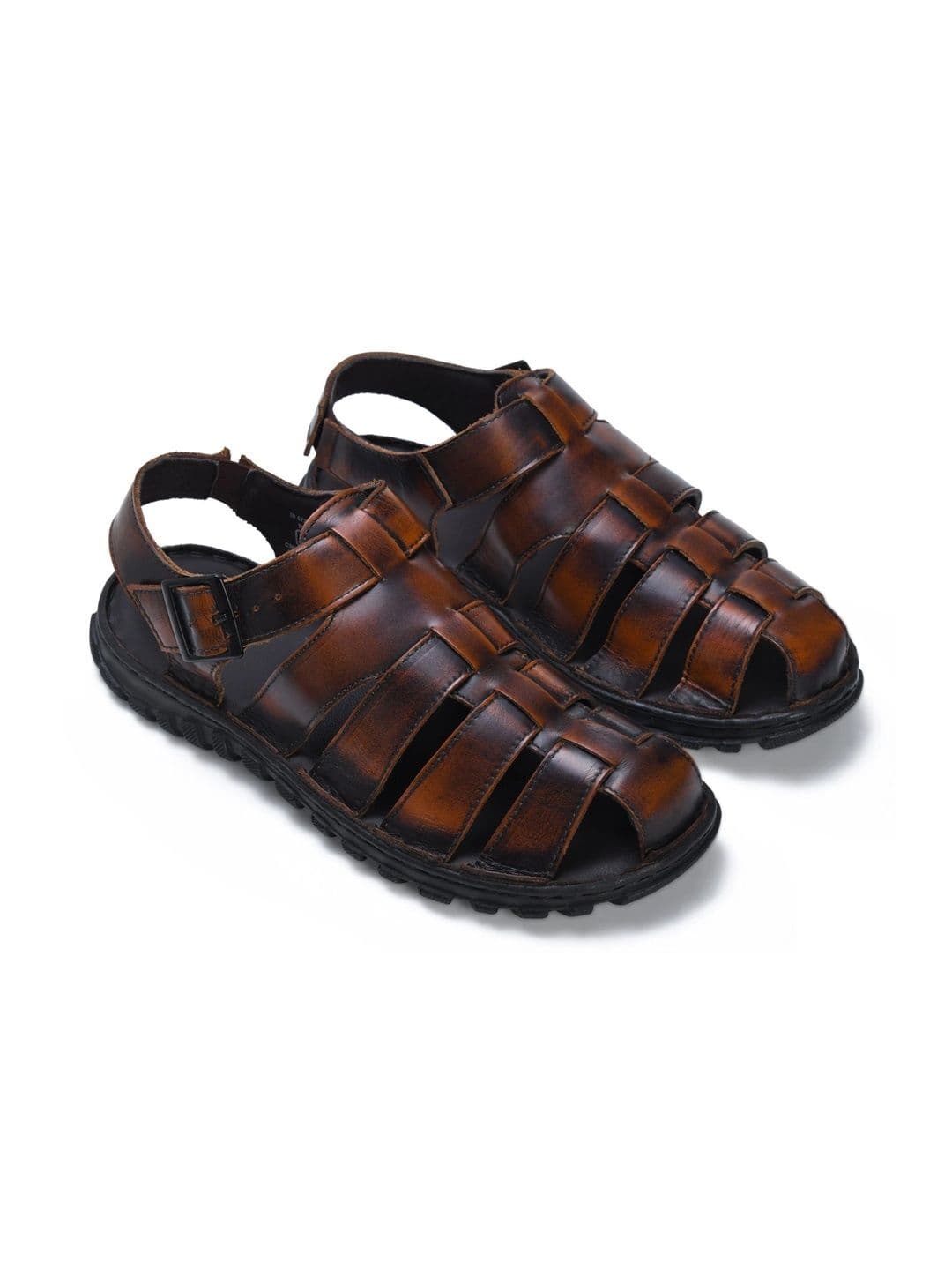 Mardi Gras Men Leather Fisherman Sandals thumbnail 5