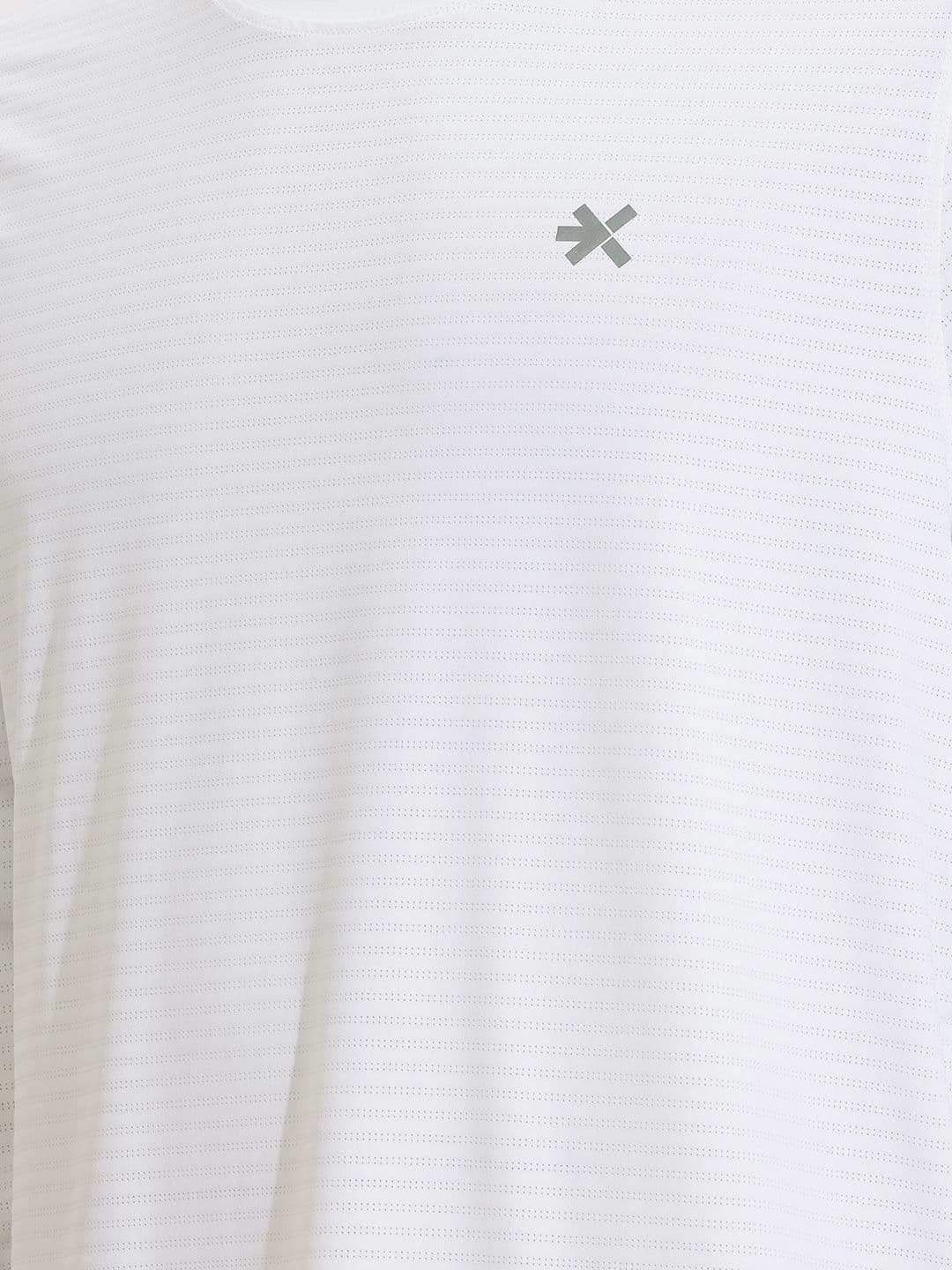 HRX by Hrithik Roshan Men Striped Slim Fit T-shirt thumbnail 3