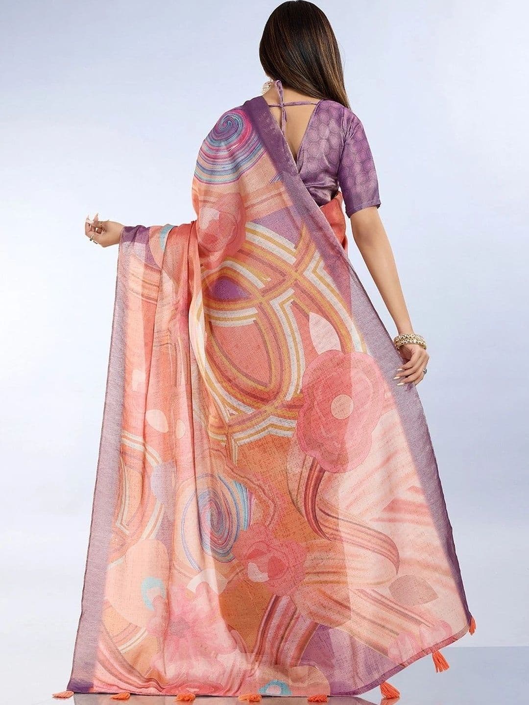 Kesarii Saree thumbnail 5