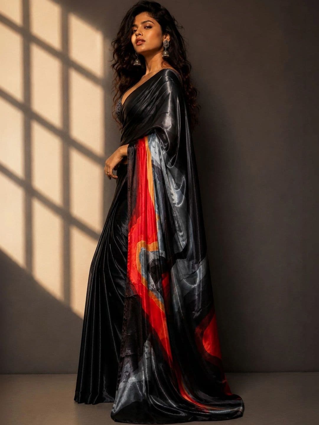 Jihana Fab Satin Mysore Silk Saree thumbnail 3