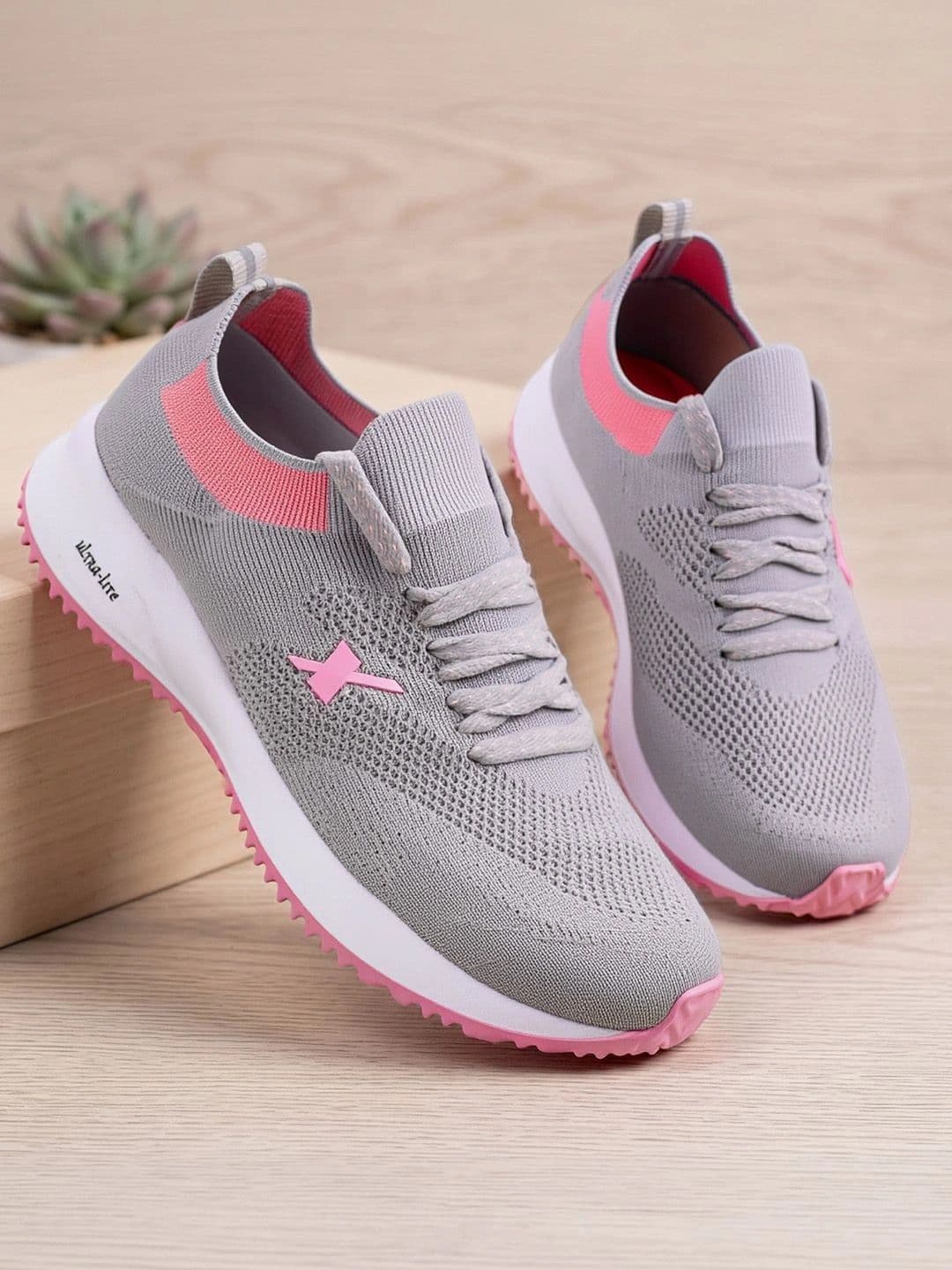 Sparx Women Lightweight Lace-Up Walking Shoes - view 1