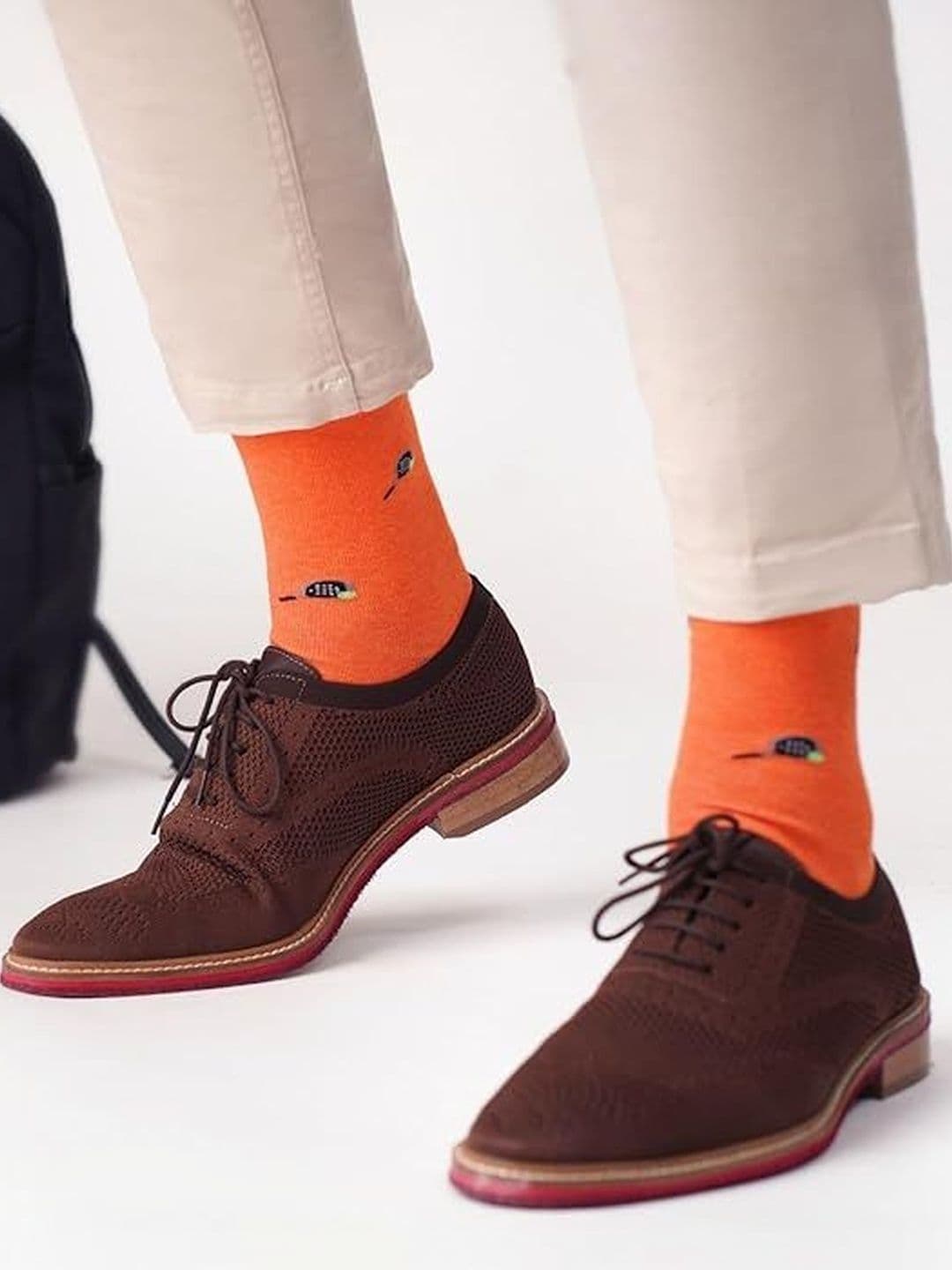Activian Men Cotton Patterned Ankle Length Socks - view 1