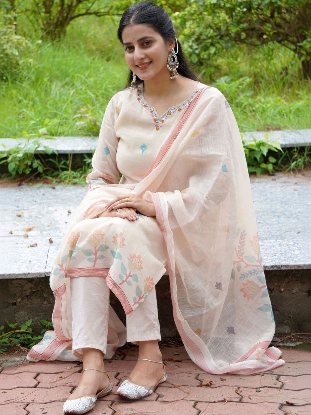 Geetha Creation Women Linen Pure Cotton thumbnail 6