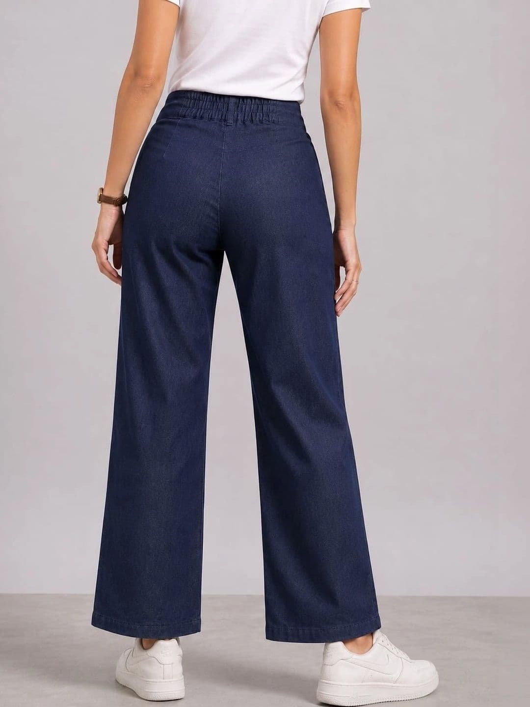 Mast & Harbour Women Comfort Straight Fit High-Rise Jeans thumbnail 4