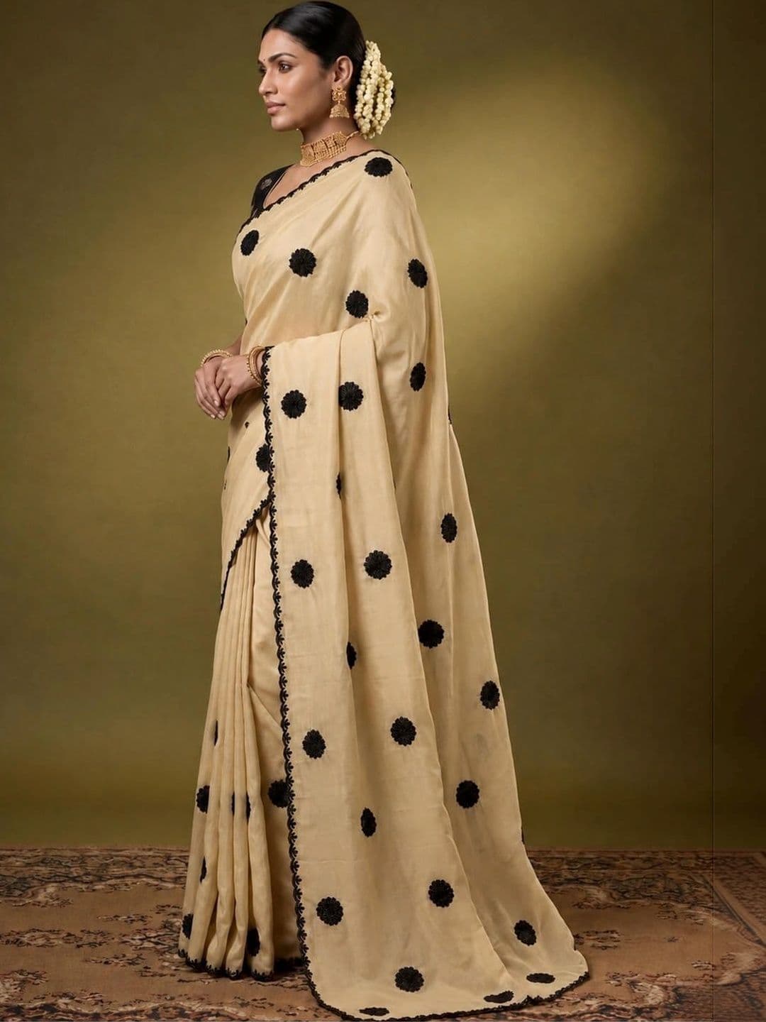 SAMANTHA Poly Georgette Saree thumbnail 5