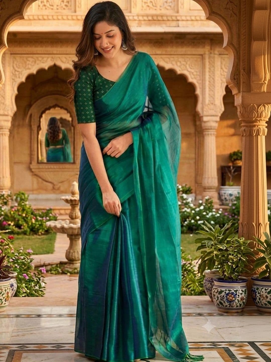 KALINI Tissue Saree thumbnail 3