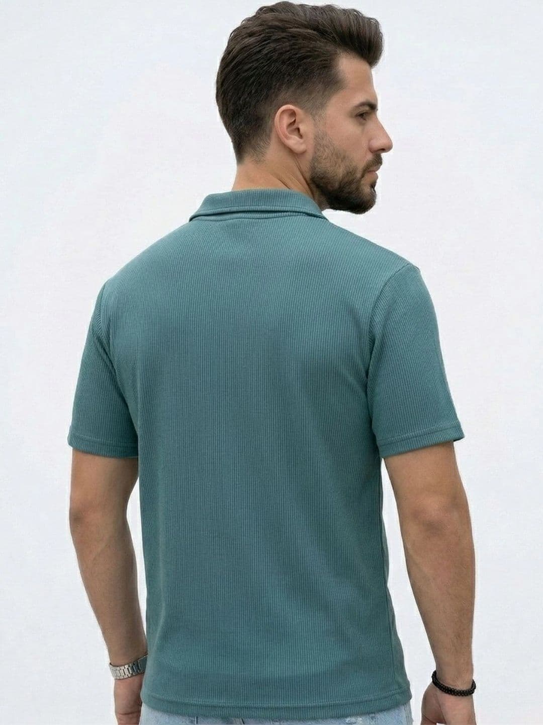 HERE&NOW Men Polo Collar T-shirt thumbnail 2