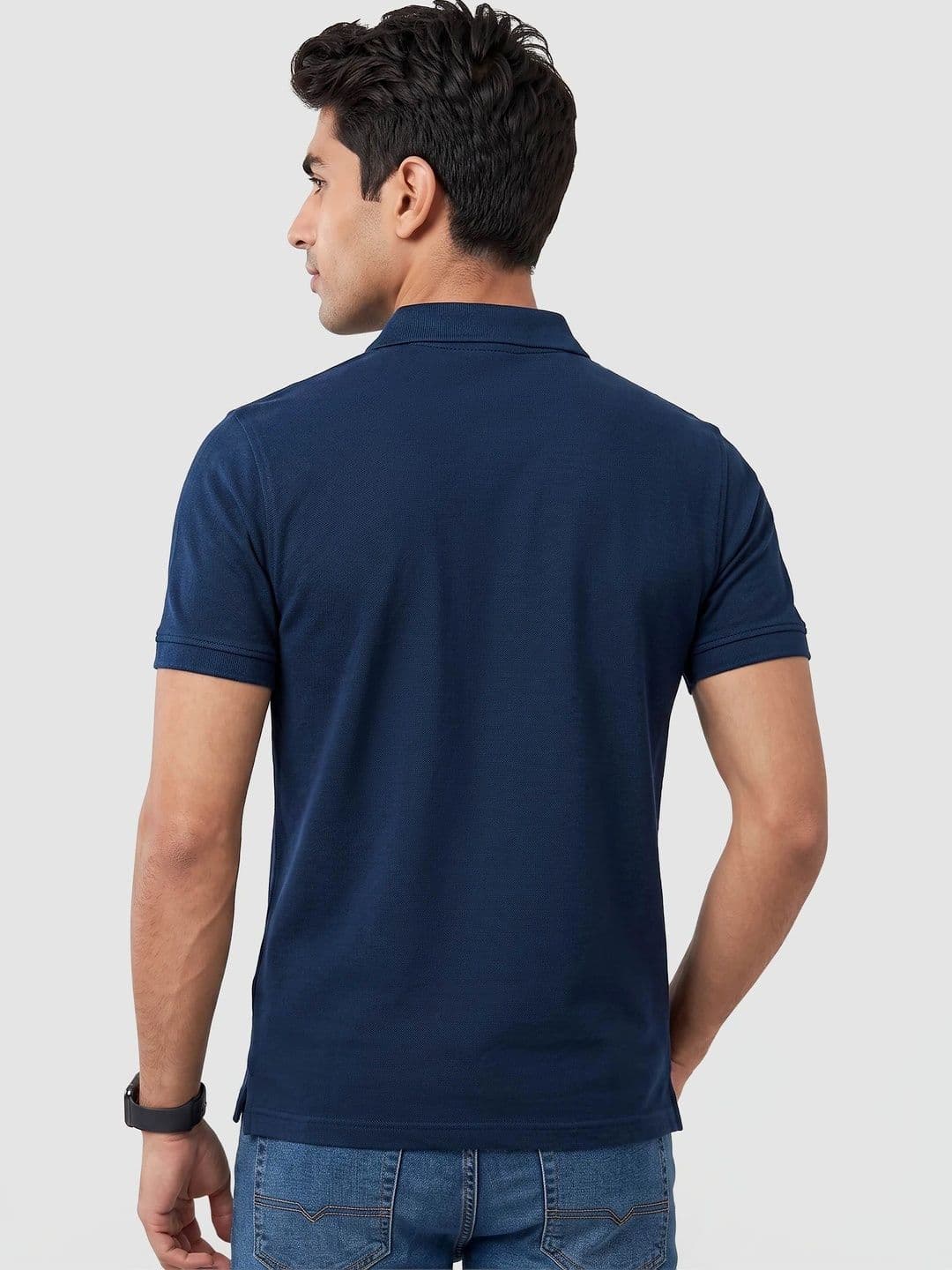 Beyoung Polo Collar Short Sleeves Cotton T-shirt thumbnail 3