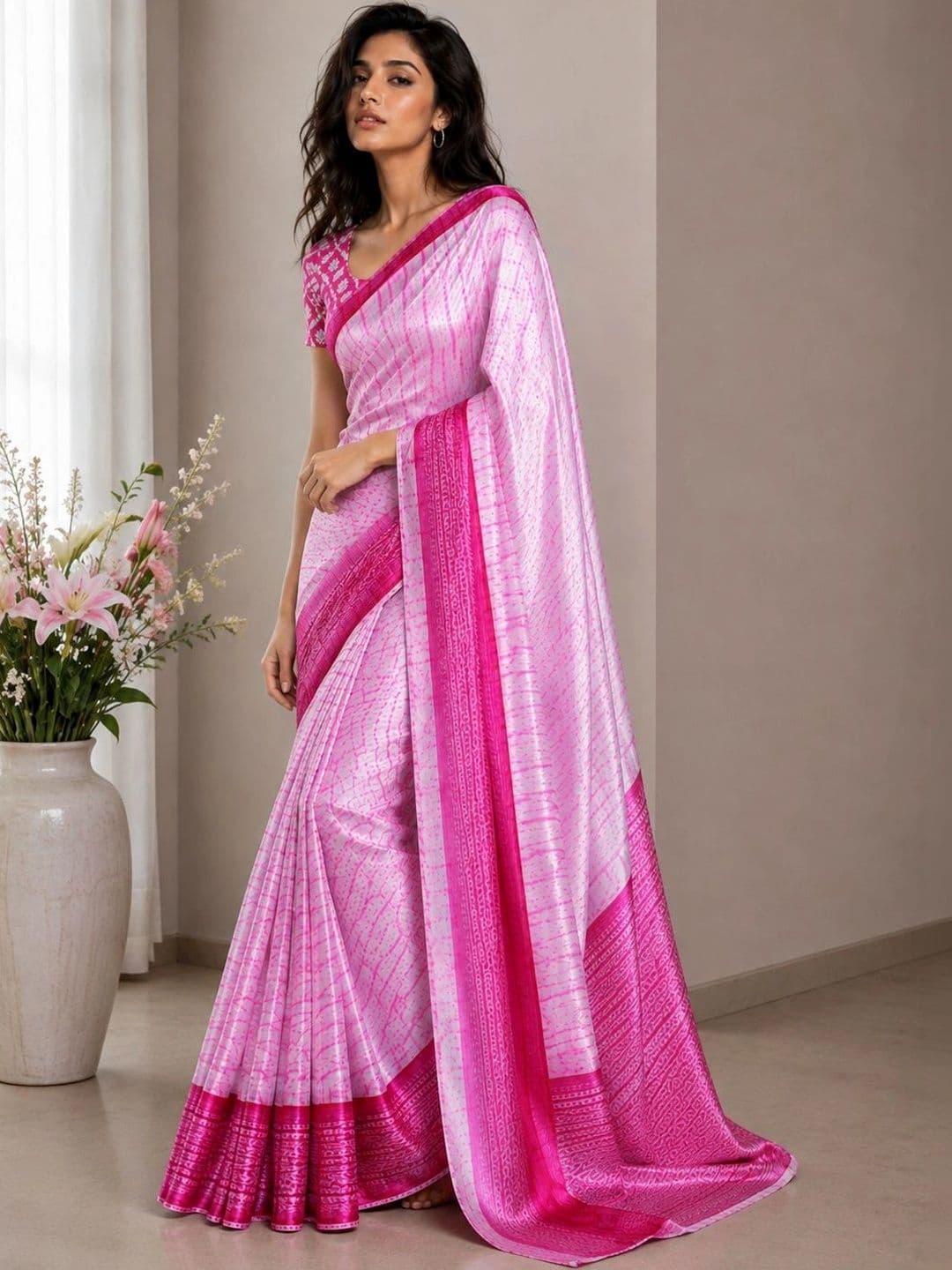 Jihana Fab Satin Mysore Silk Saree thumbnail 3