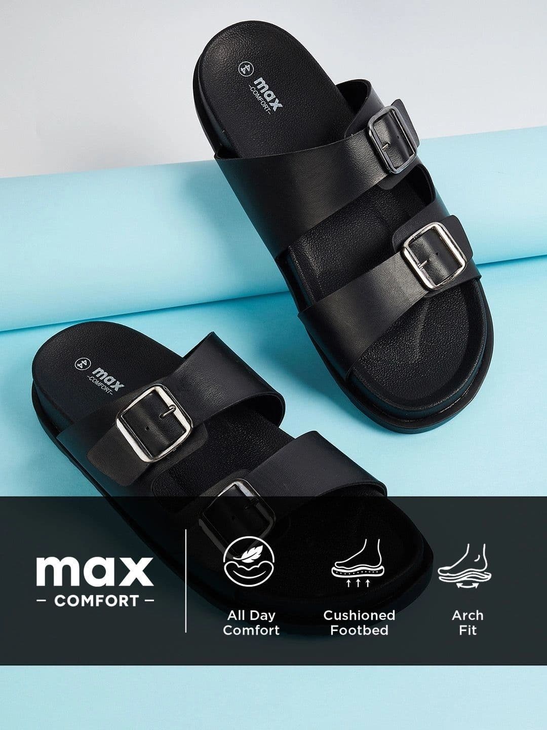max Men PU Comfort Sandals thumbnail 5