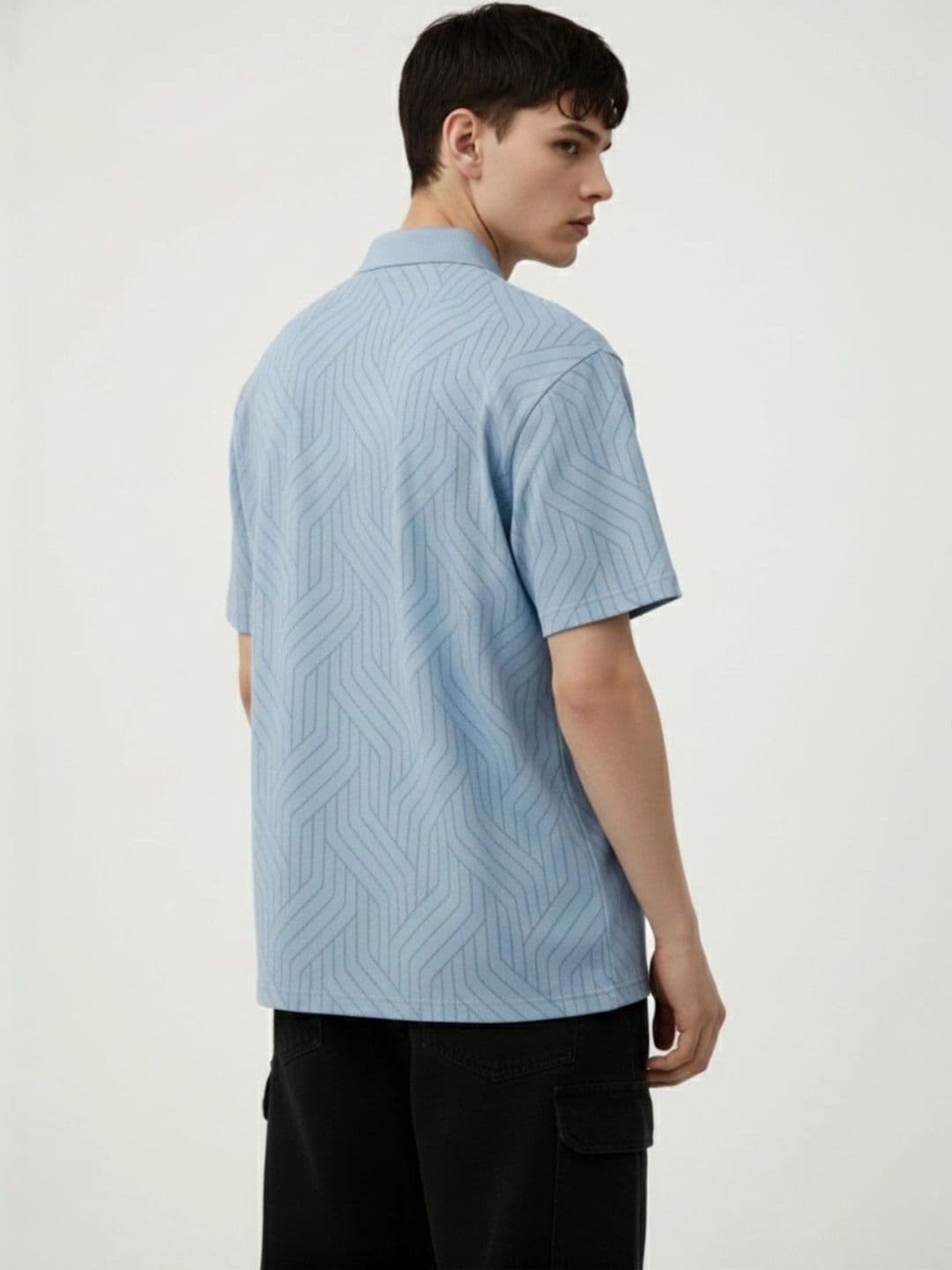 HERE&NOW Men Polo Collar T-shirt thumbnail 2