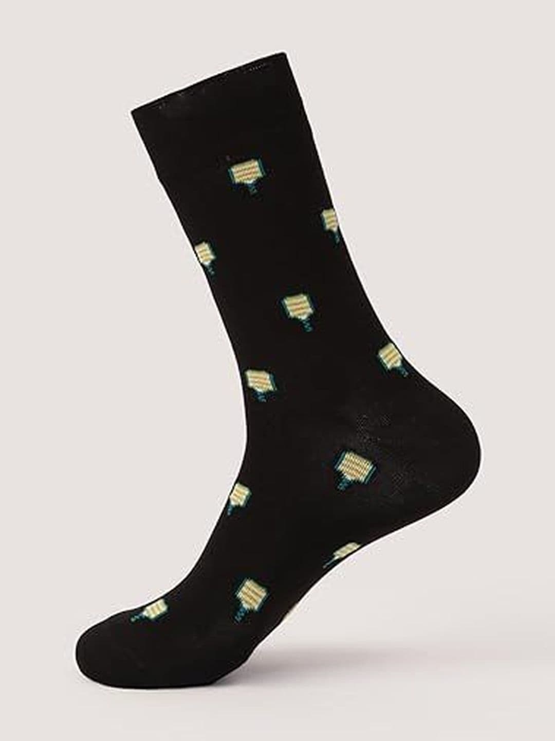 Activian Men Patterned Calf Length Socks thumbnail 6