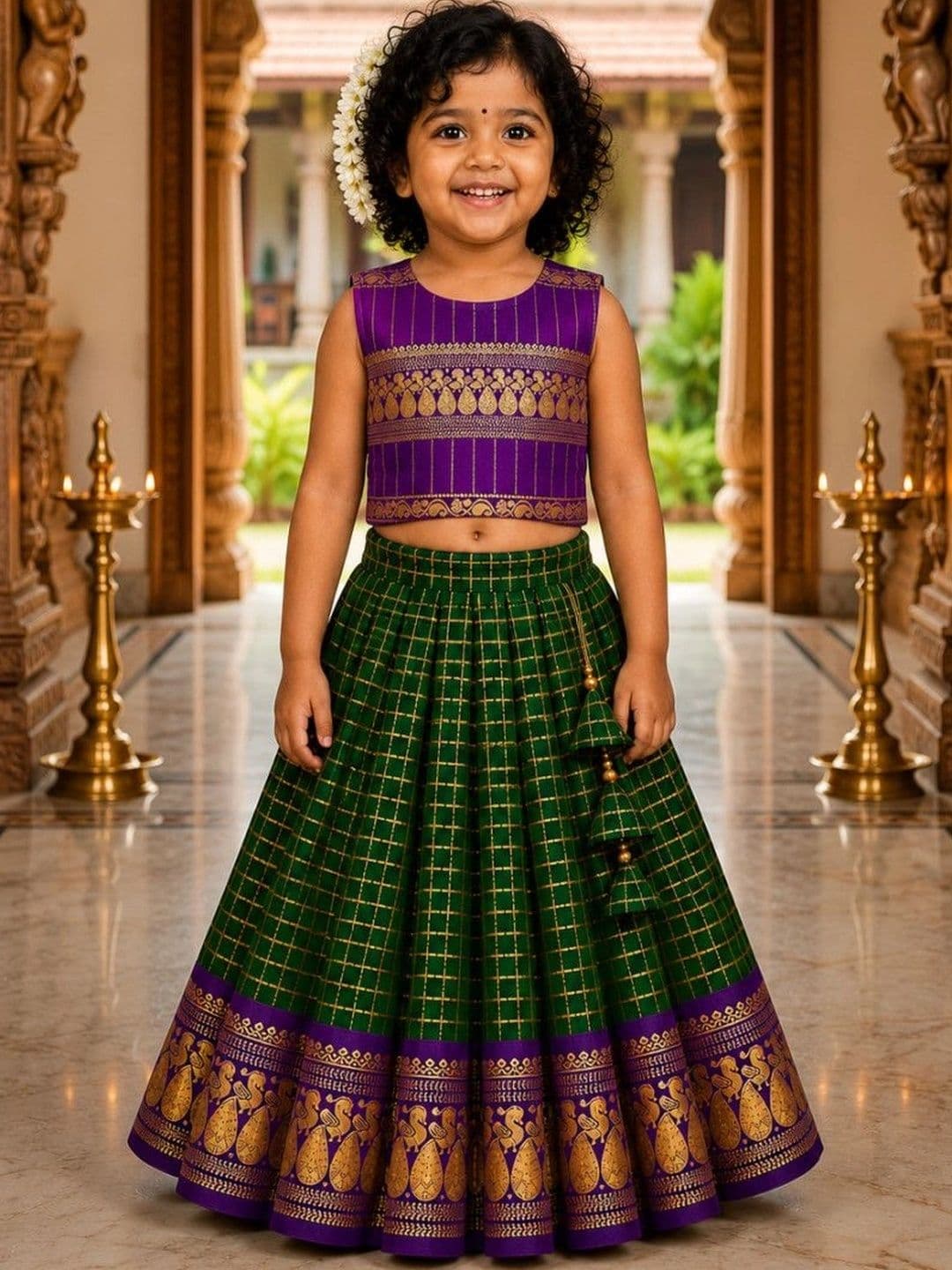 Xepon Girls Ready to Wear Lehenga & - view 1