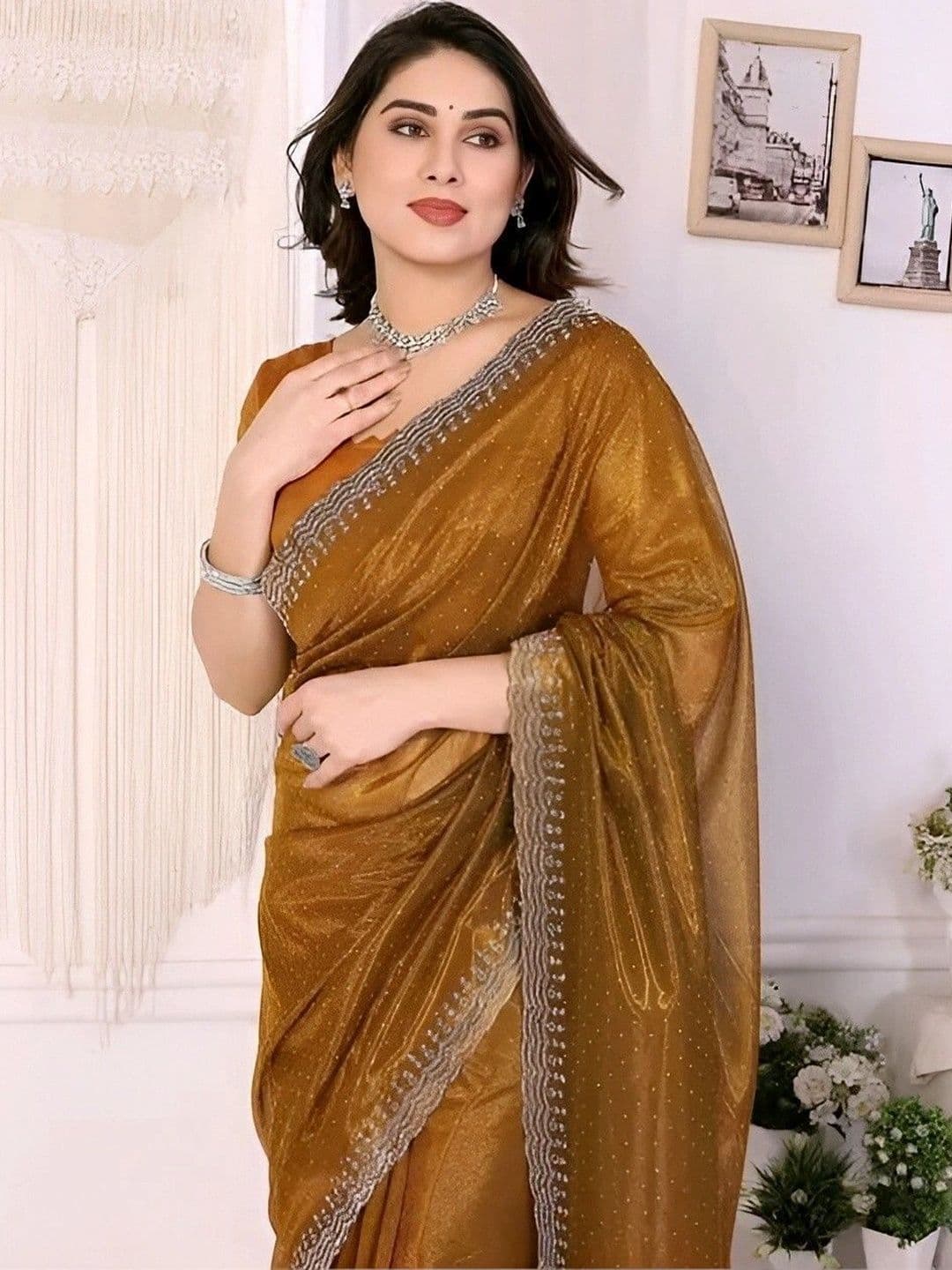 RENBRIZA Net Saree thumbnail 3