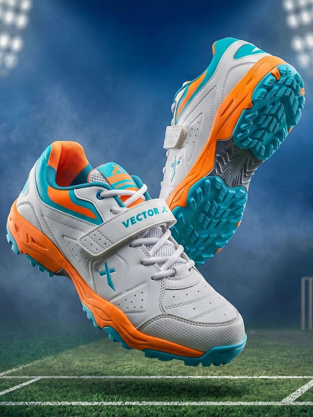 VECTOR X CKT 200 PU Material with Rubber Sole All Rounder Cricket Shoes thumbnail 4