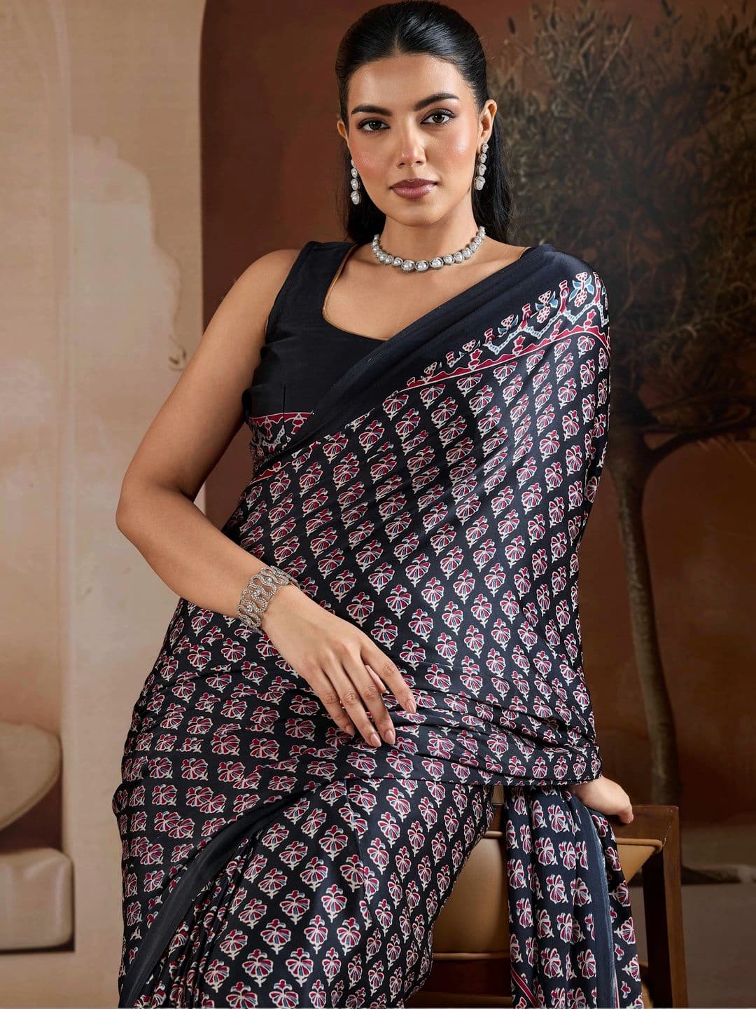 DHANLAXMI SAREES Pure Georgette Fusion Kota Saree thumbnail 5