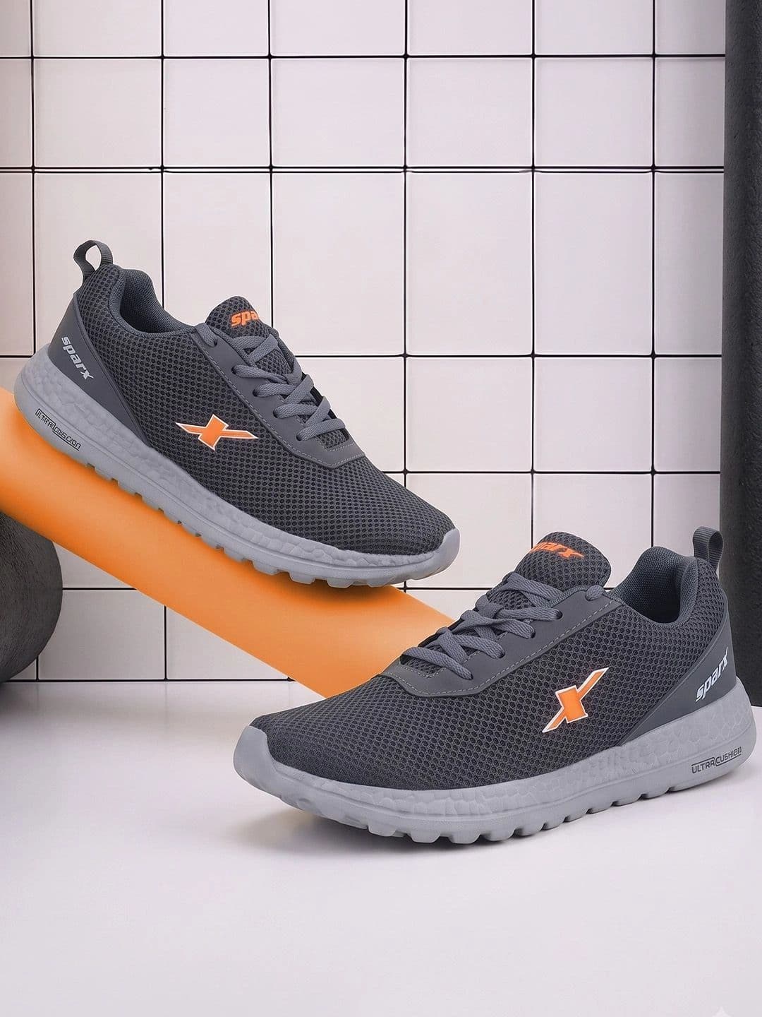 Sparx Men Mesh Sports Non-Marking Shoes - view 1