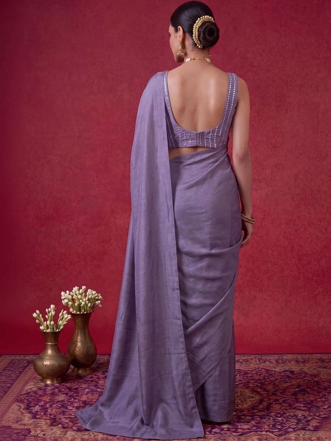 SAMANTHA Poly Georgette Saree thumbnail 6