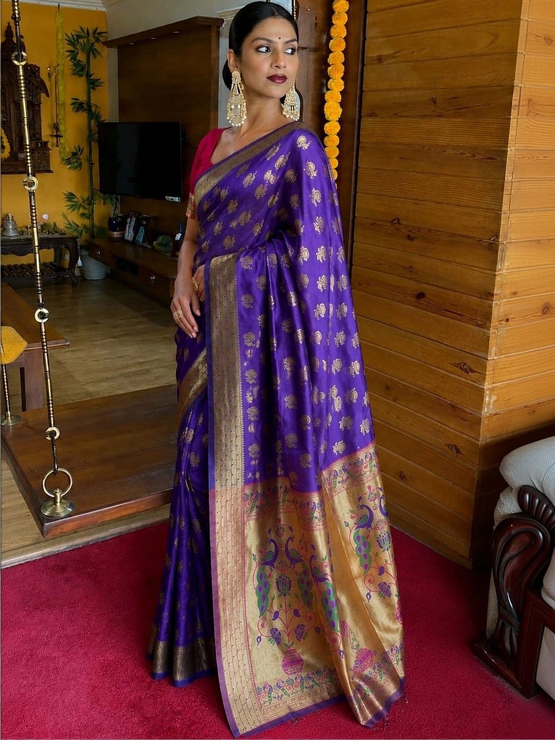 Moda Rapido Woven Design Zari Art Silk Designer Banarasi Saree thumbnail 4