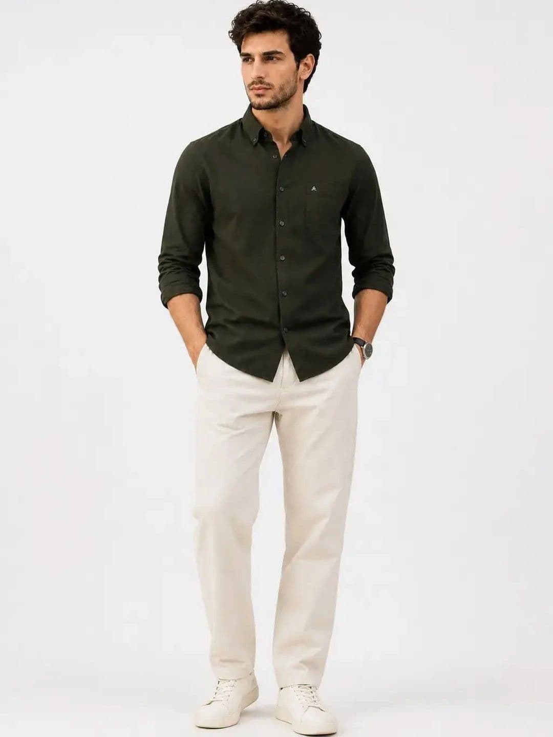 XKIND Men Standard Slim Fit Casual Shirt thumbnail 6