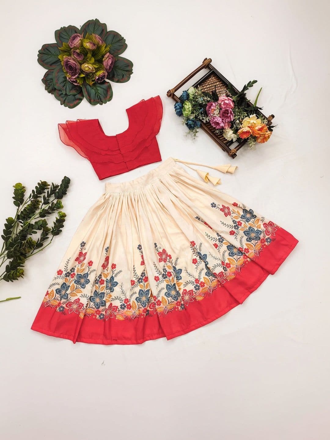 Sangria Girls Ready to Wear Lehenga & thumbnail 5