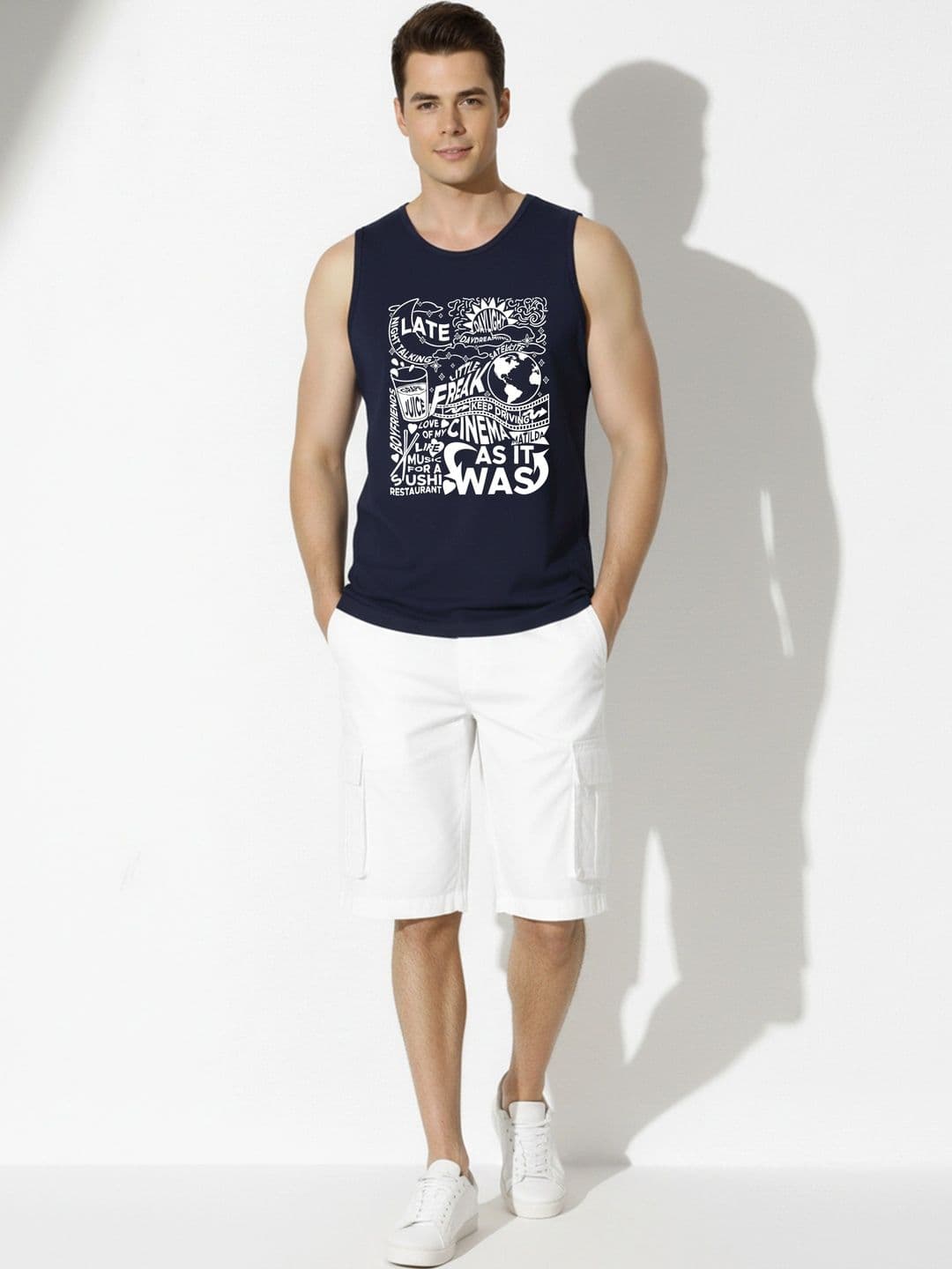 SKY HARBOAR Men Typography 2 Printed T-shirt thumbnail 4