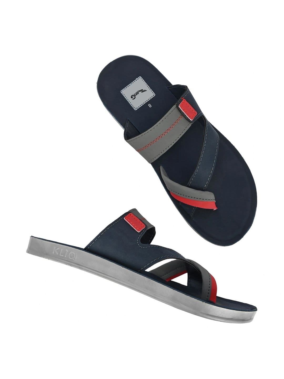 ZENG Men Colourblocked Thong Flip-Flops thumbnail 2