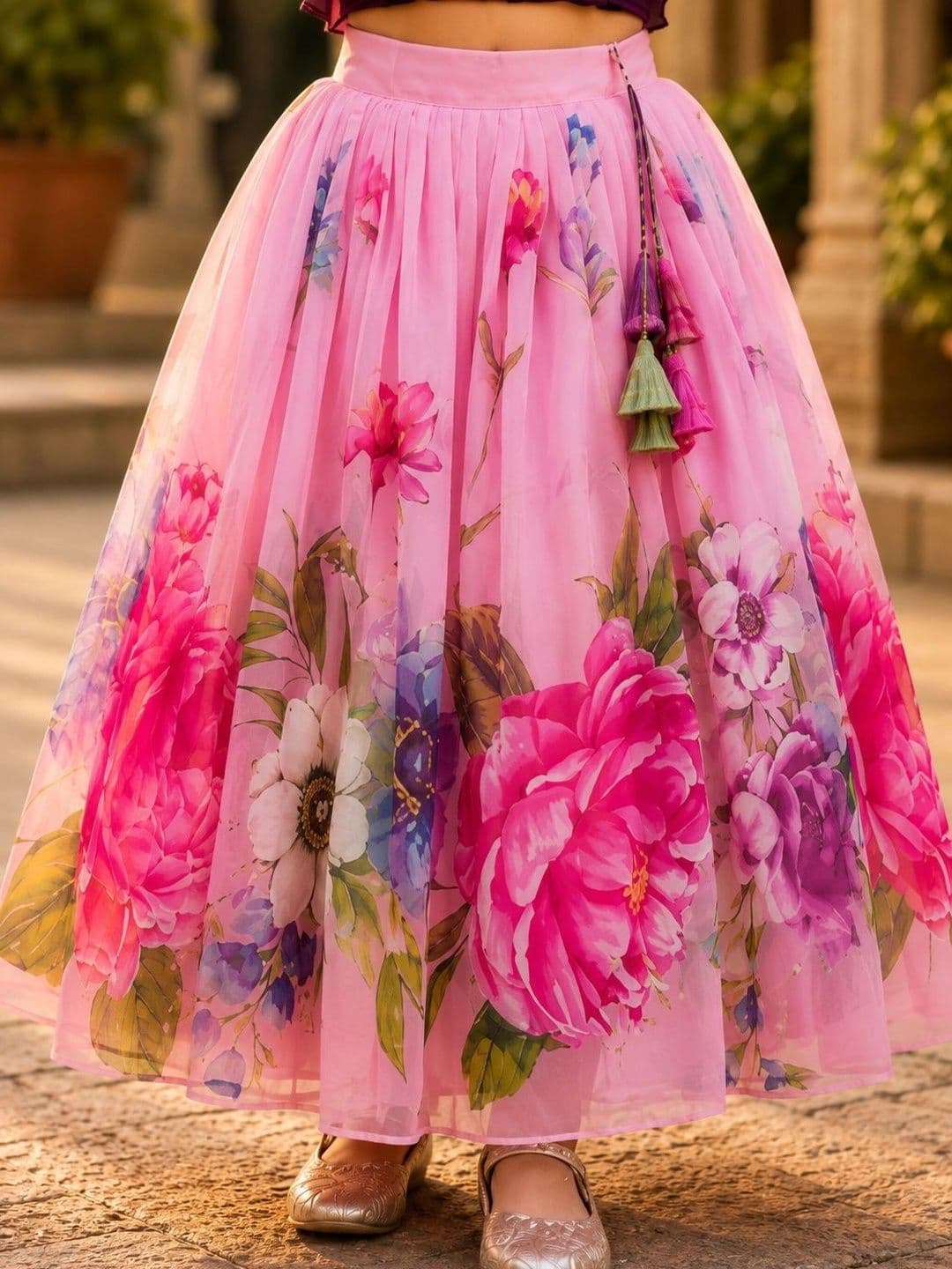 Sangria Girls Ready to Wear Lehenga & thumbnail 3