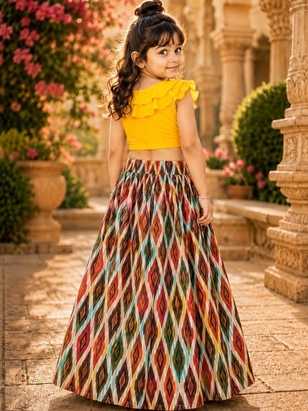 Sangria Girls Ready to Wear Lehenga & thumbnail 4