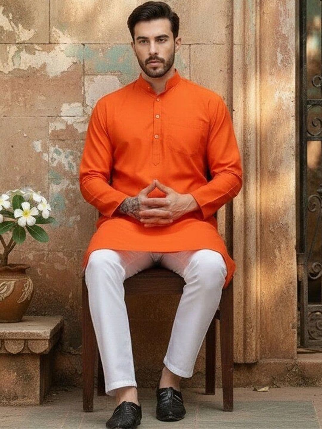 HUZUR Men Kurta thumbnail 4