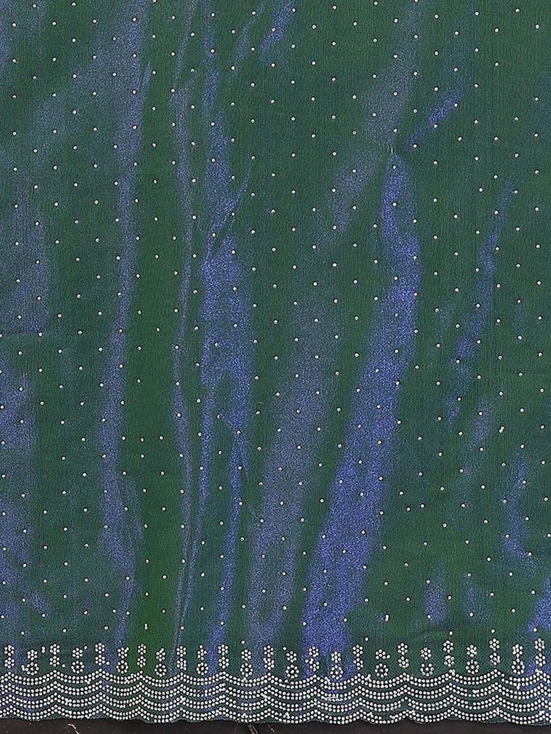 RENBRIZA Ombre Net Saree thumbnail 5