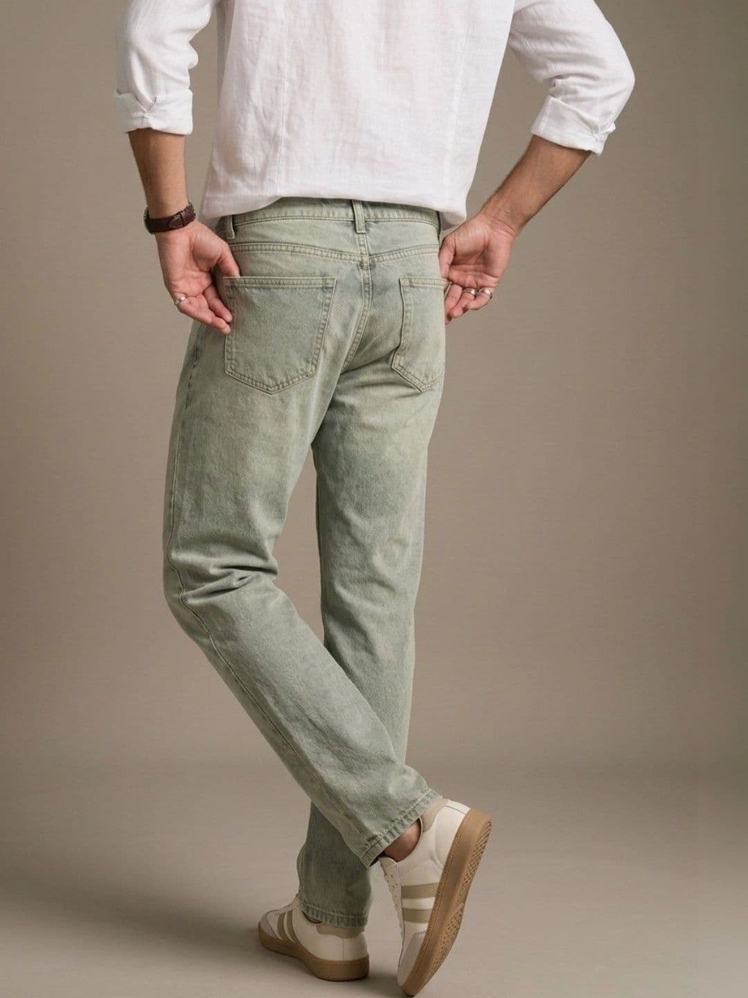 Moda Star Men Classic Regular Fit Mid-Rise Stretchable Jeans thumbnail 3