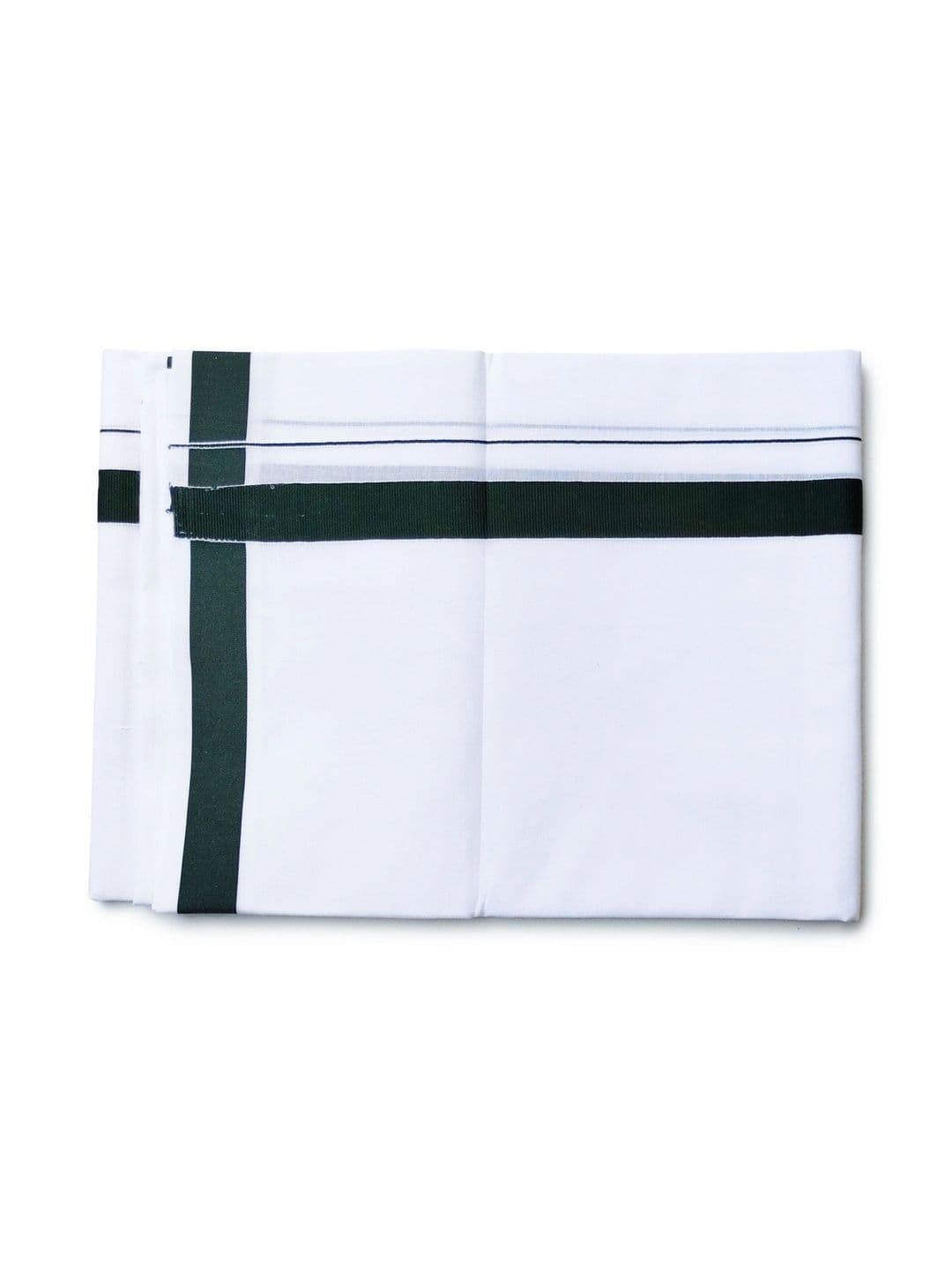 CHITHRA FABRICS Men Striped Cotton Dhoti Dhotis thumbnail 3