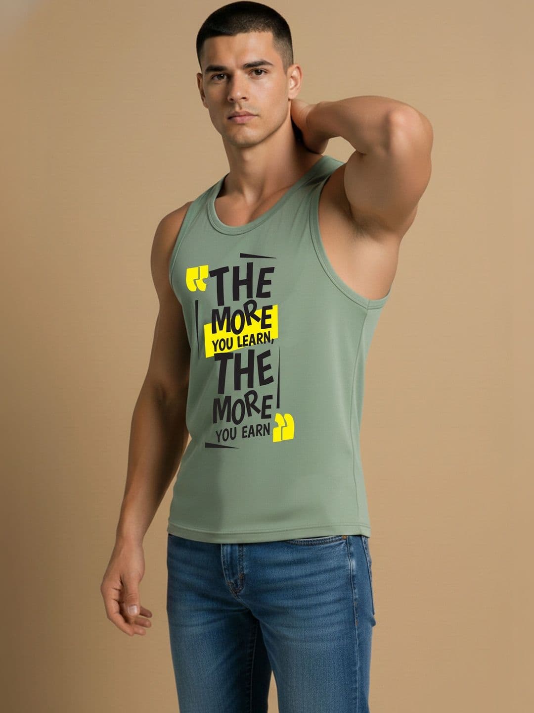 SKY HARBOAR Men Typography 2 Printed T-shirt thumbnail 2