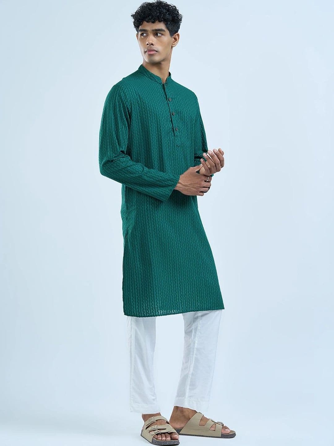 indus route by Pantaloons Men Kurta thumbnail 3