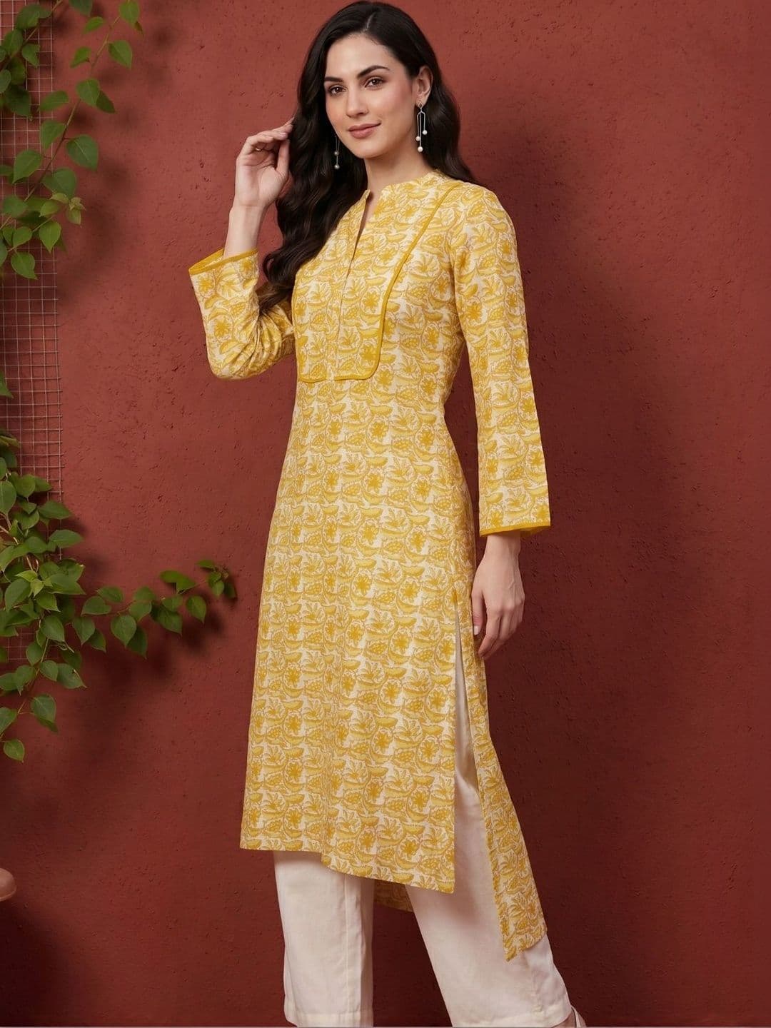 Anouk Women Ethnic Motifs Printed Kurta thumbnail 4