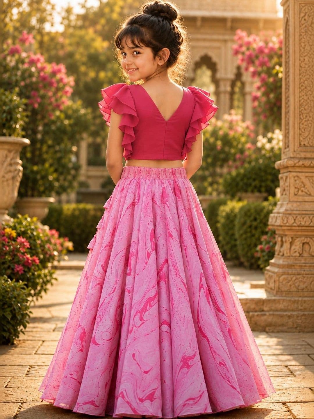 Sangria Girls Ready to Wear Lehenga & thumbnail 2