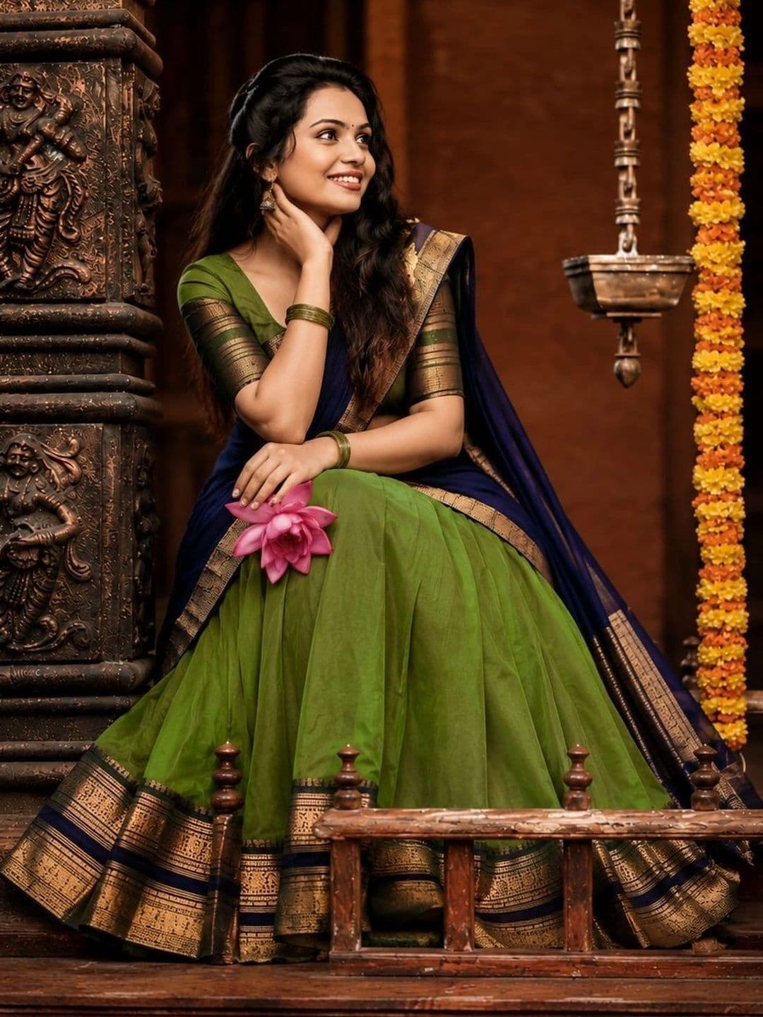 JIVUBA Ready to Wear Lehenga & Unstitched Blouse With Dupatta thumbnail 2
