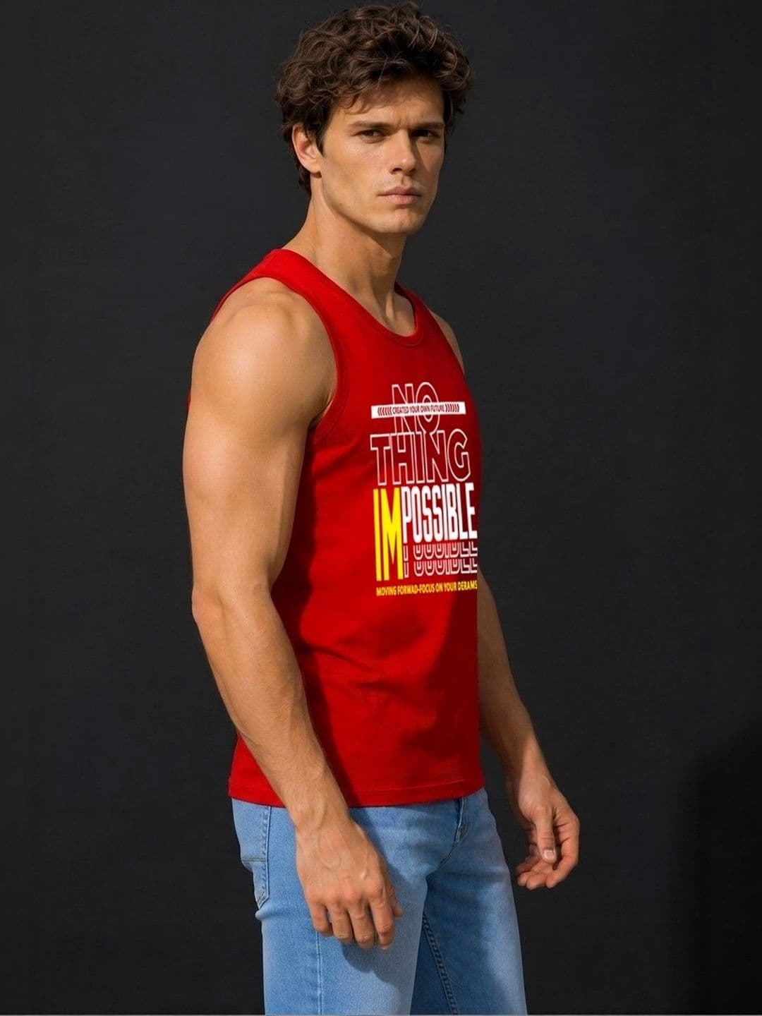 SKY HARBOAR Men Typography 2 Printed T-shirt thumbnail 3