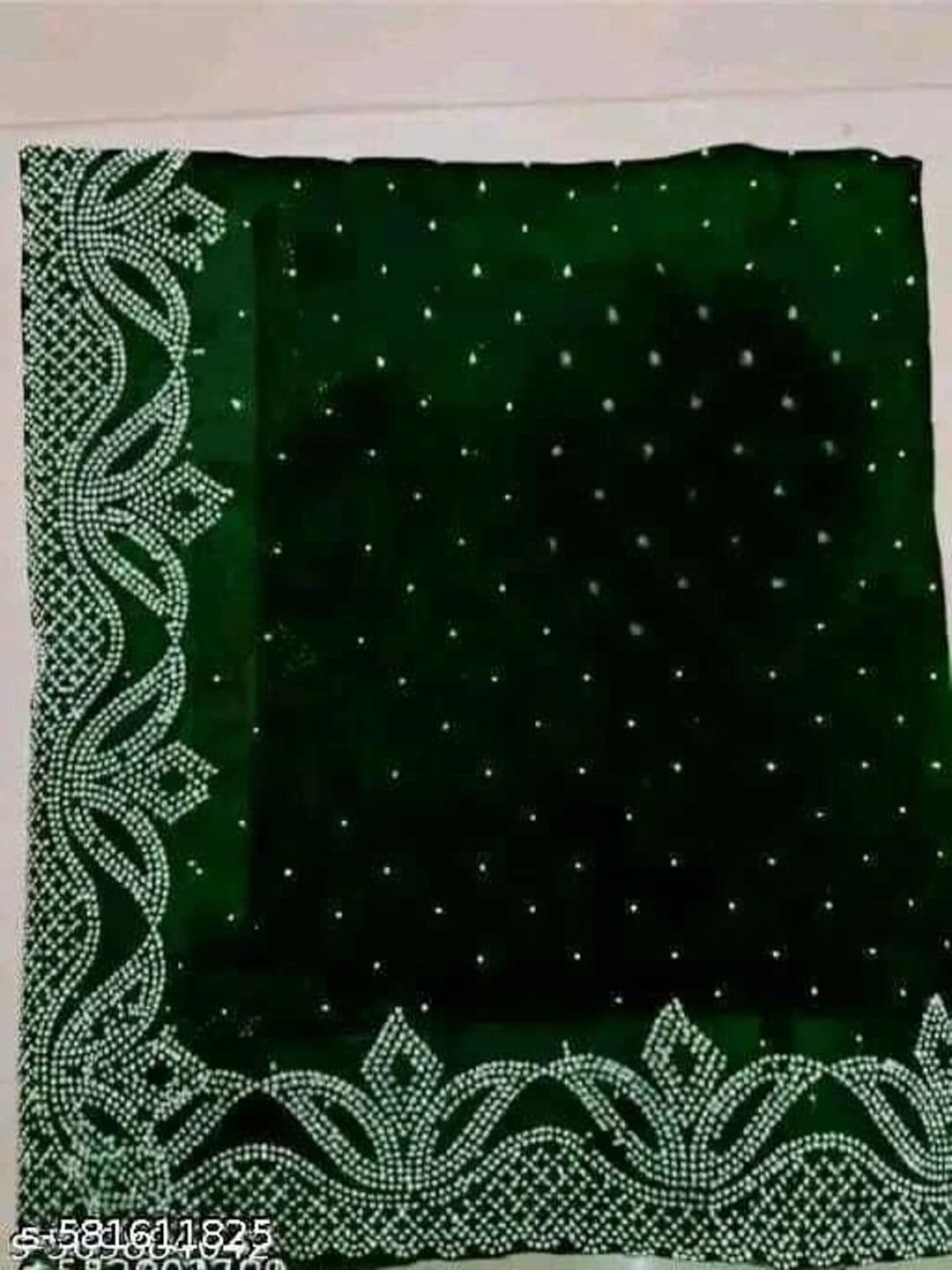 RENBRIZA Embellished Poly Georgette Saree thumbnail 2