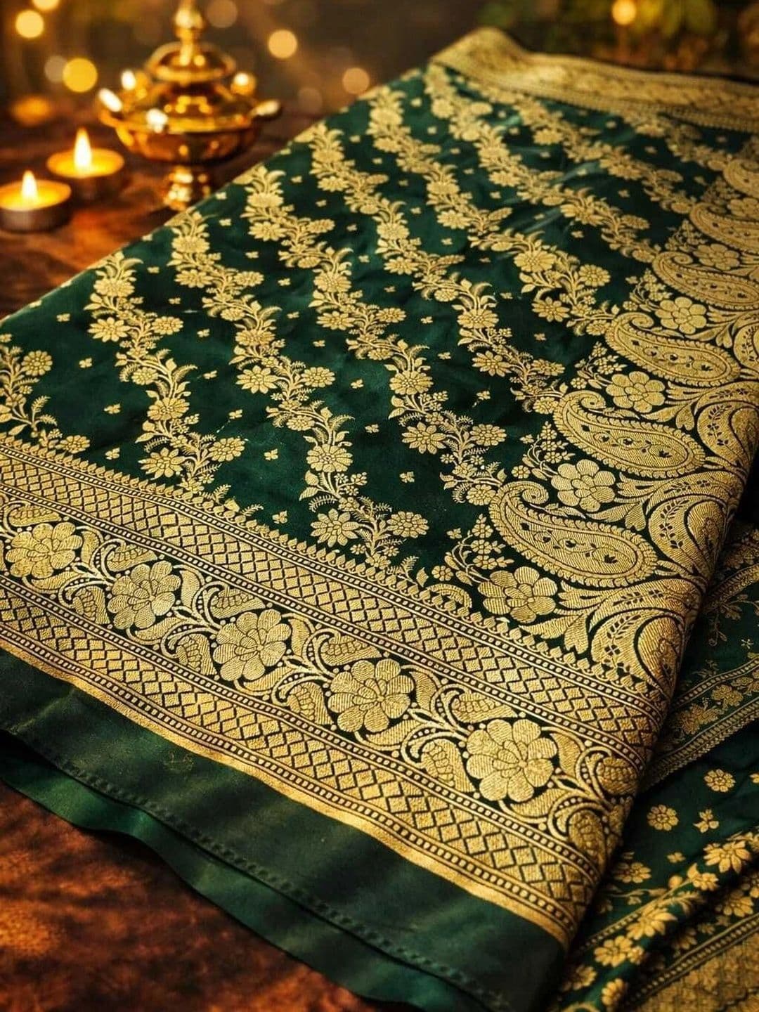 AYATSILK Zari Art Silk Saree - view 1