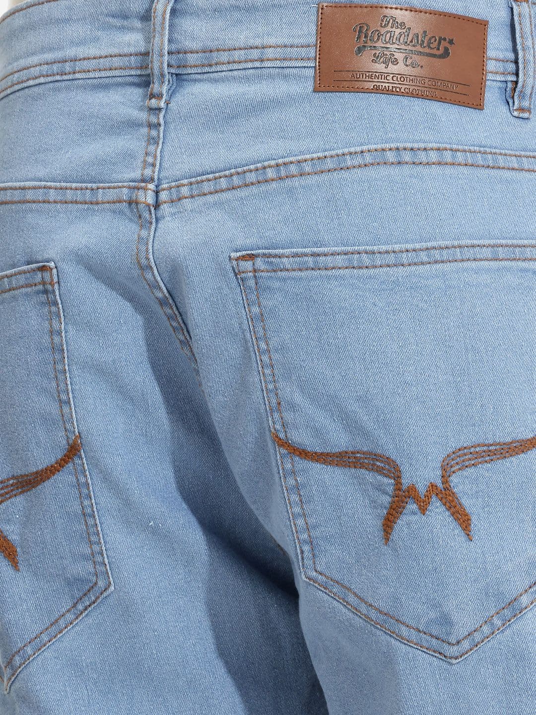 The Roadster Life Co. Men Relaxed Fit Light Shade Jeans thumbnail 2