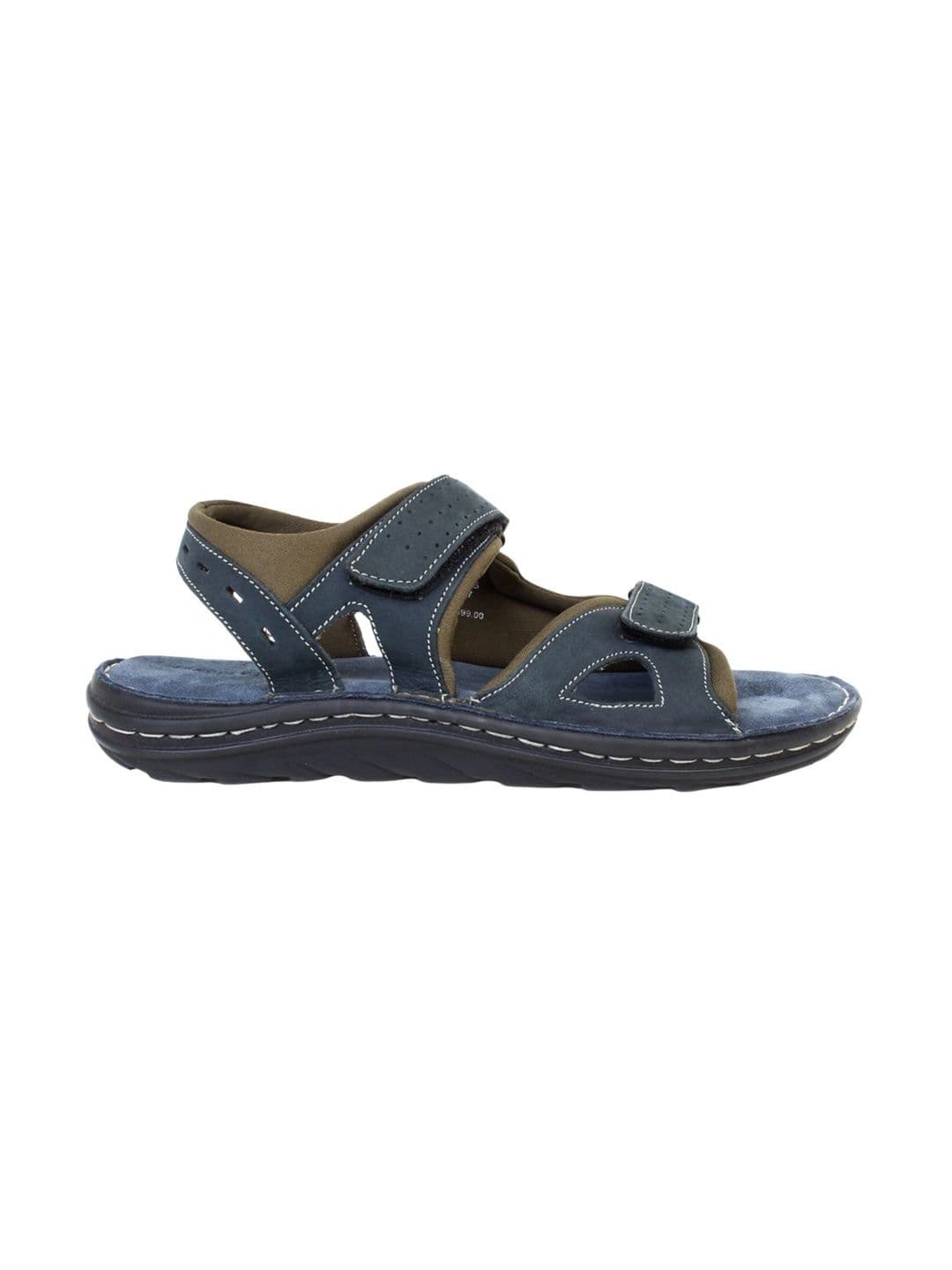 Mardi Gras Men Leather Comfort Sandals thumbnail 3