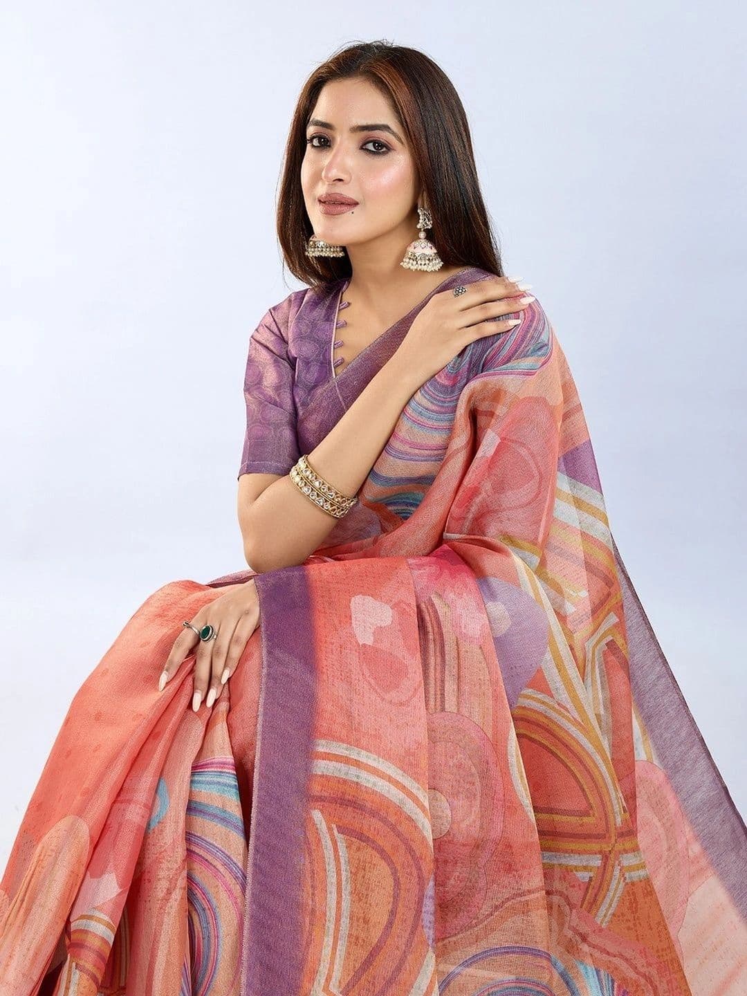 Kesarii Saree thumbnail 7