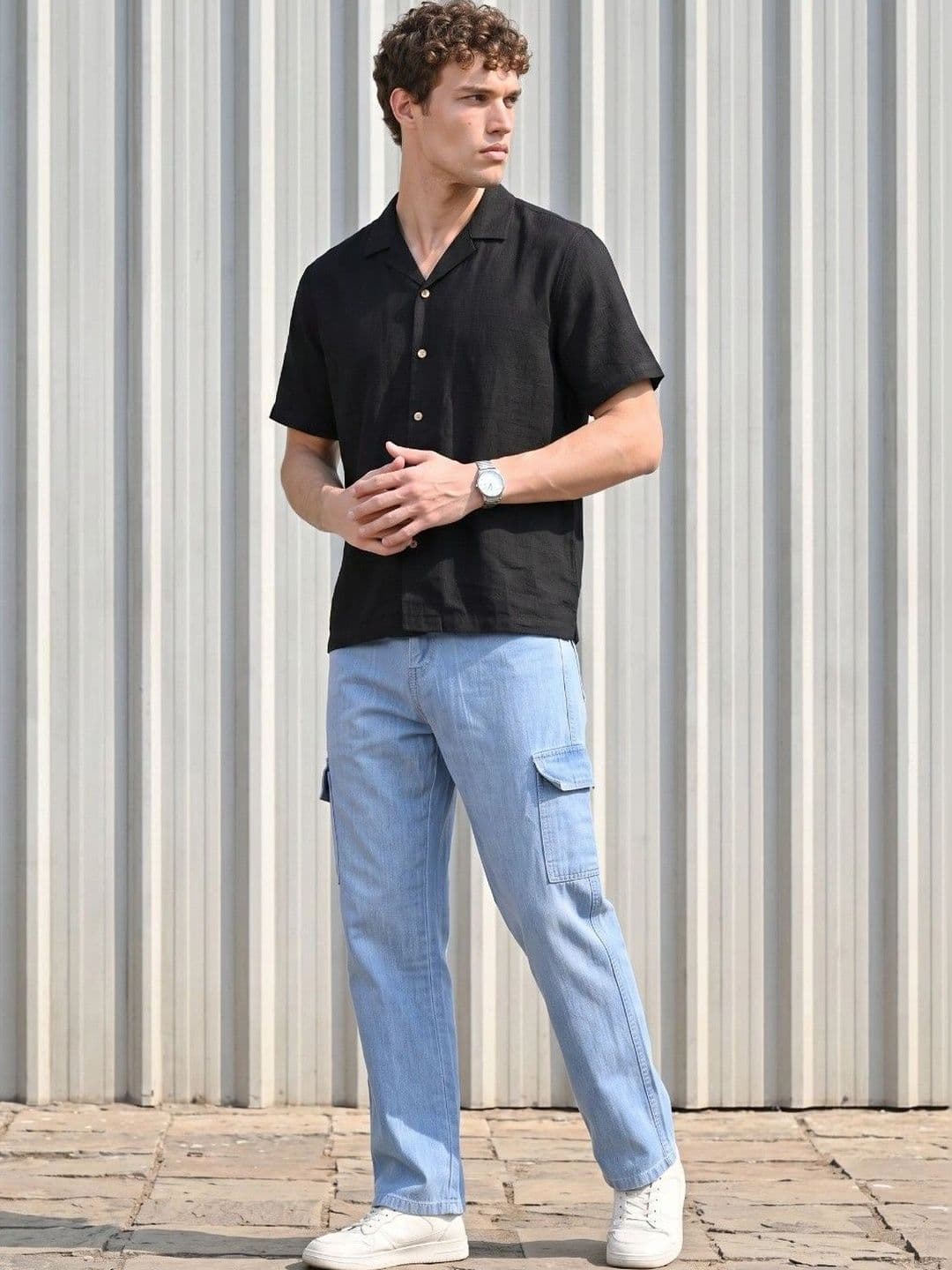 Metronaut Men Classic Regular Fit Mid-Rise Stretchable Jeans thumbnail 5