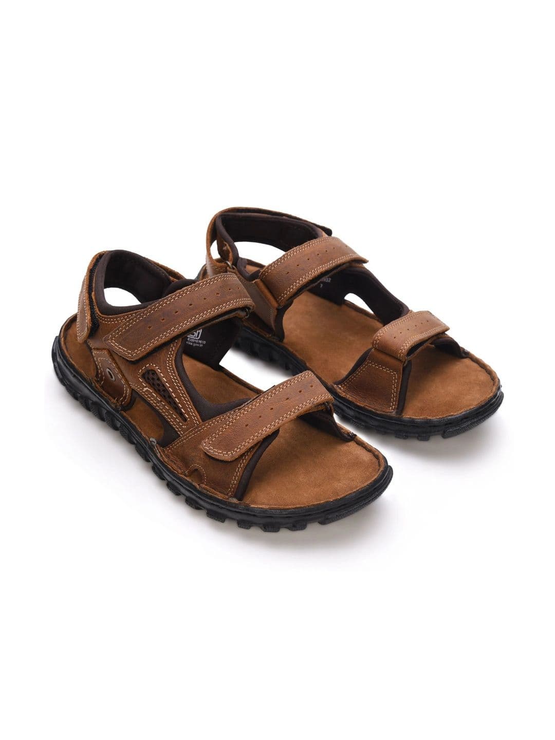 Mardi Gras Men Leather Comfort Sandals thumbnail 3