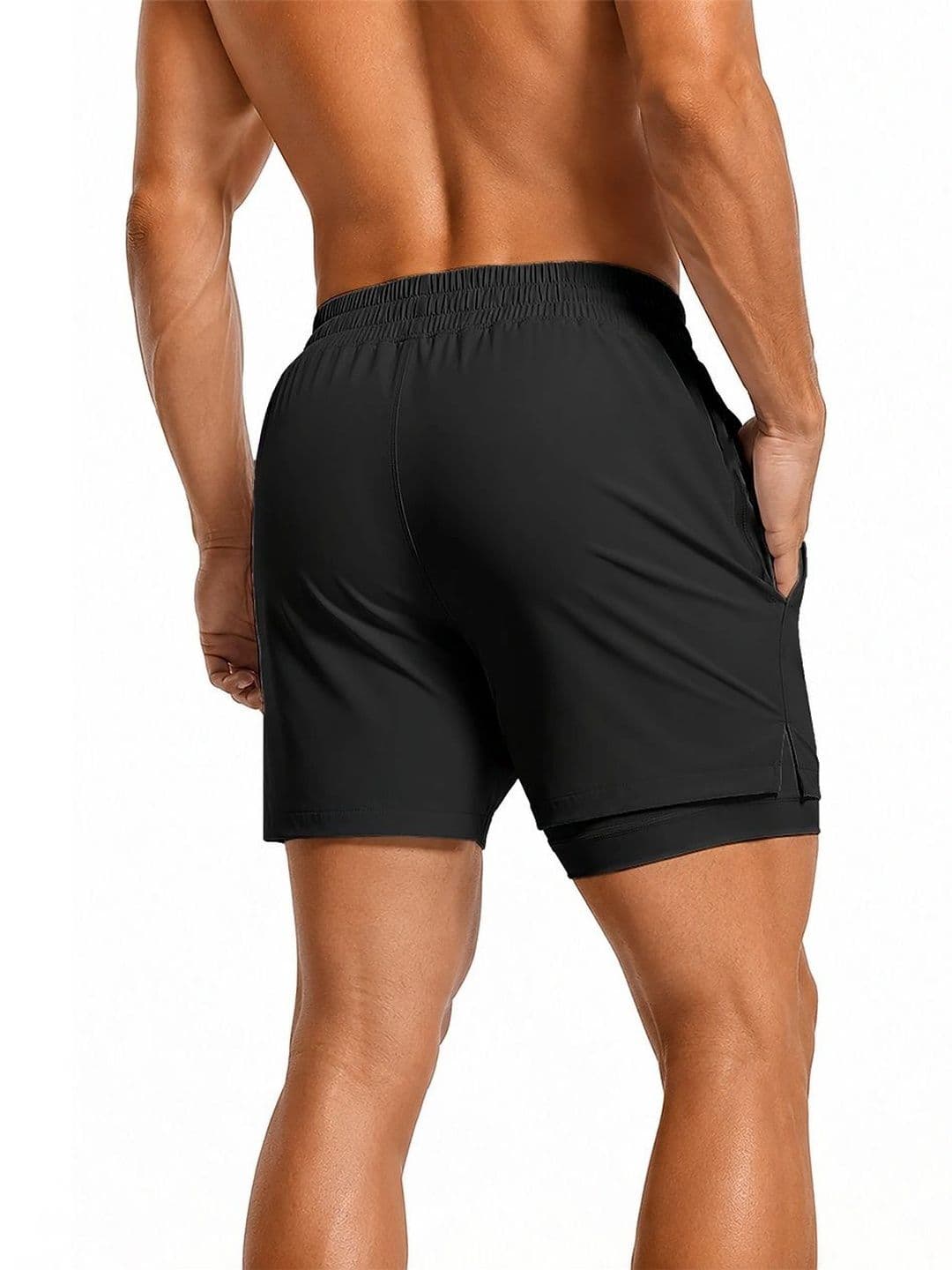 PRAVAHA Men Training or Gym Sports Shorts thumbnail 2