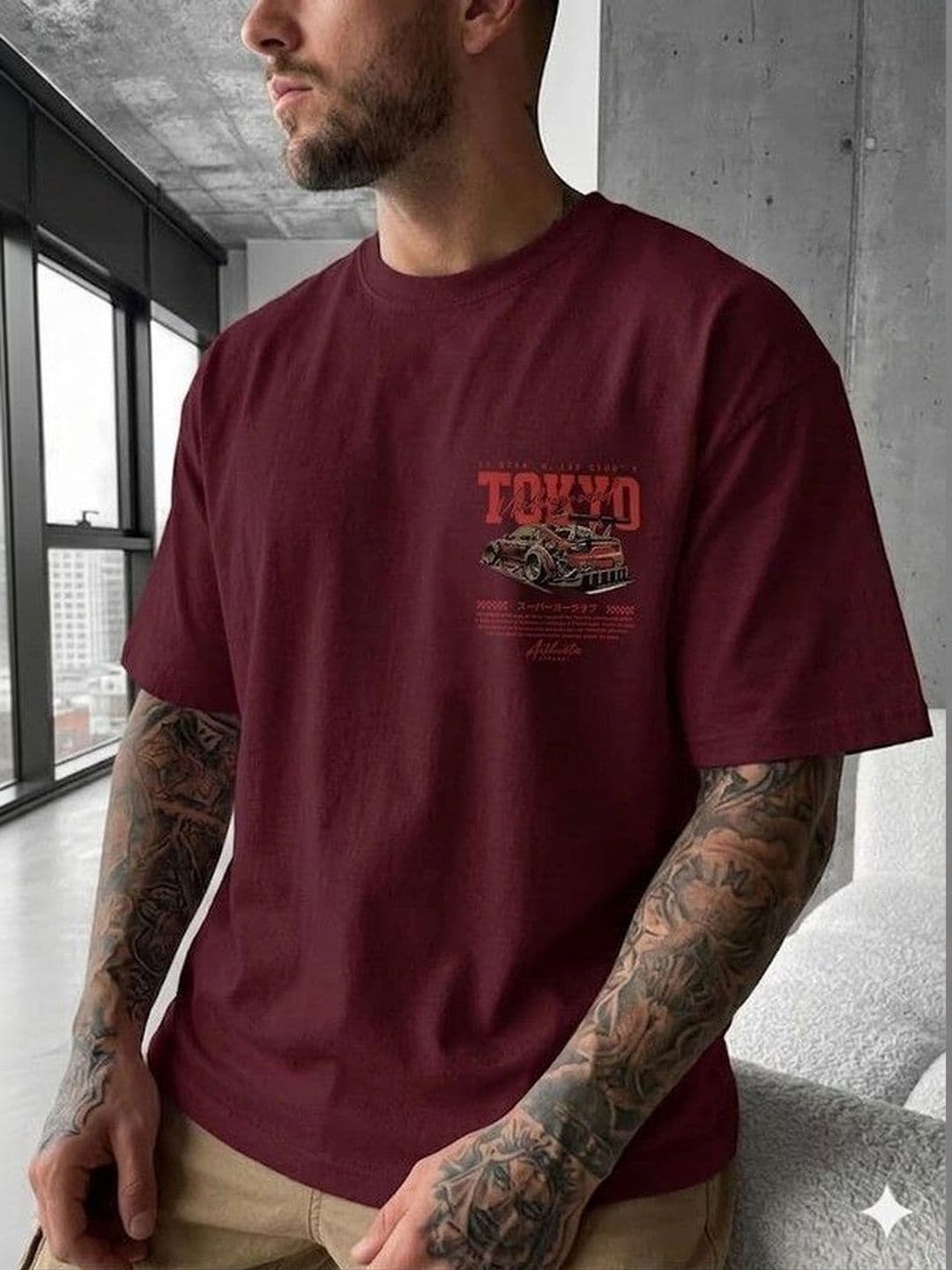 HUMMING TONE Men Printed T-shirt thumbnail 3