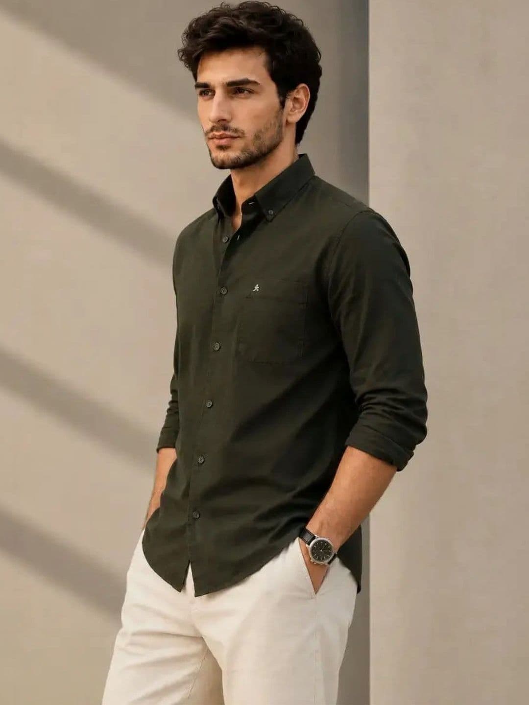 XKIND Men Standard Slim Fit Casual Shirt thumbnail 3