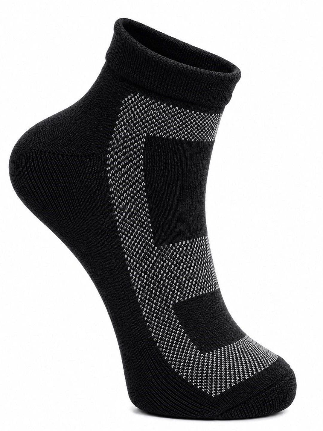 HRX by Hrithik Roshan Unisex Pack of 3 Cotton Blend Assorted Patterned Ankle Length Socks thumbnail 3